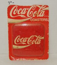 Coca Cola Set of 6 3 3/4" Cardboard Coasters - $14.80