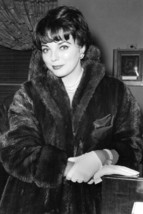 Joan Collins 24x18 Poster In Fur Coat And Gloves 1960&#39;S - $23.99
