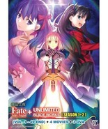 FATE / STAY NIGHT + UNLIMITED BLADE WORKS SEASON 1+2 + 4 MOVIES + 3 OVA - $790.94 MXN