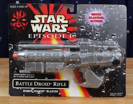 LARAMI STAR WARS Episode I Battle Droid Rifle Power Soaker Blaster New O... - £17.15 GBP