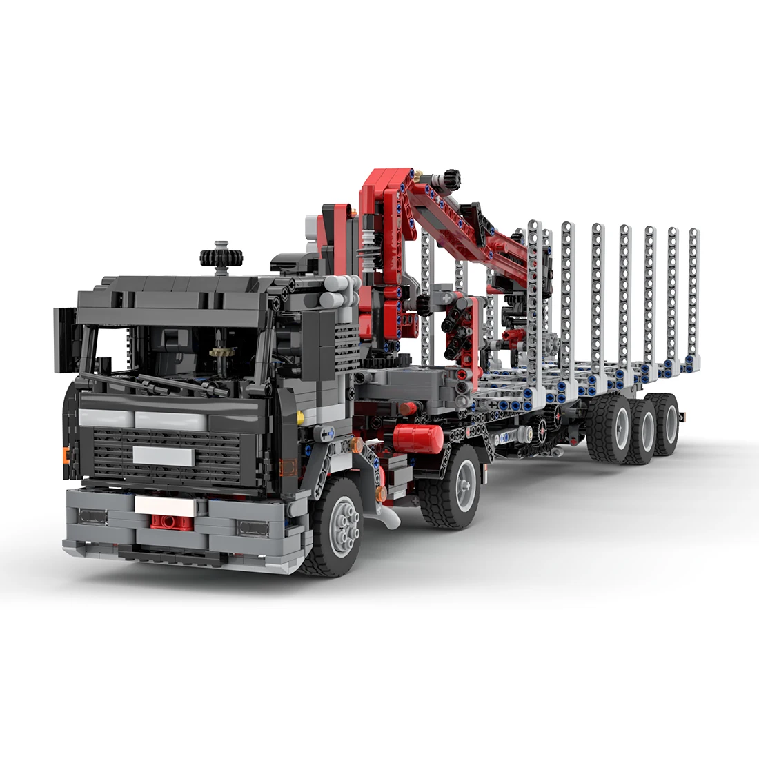 Authorized MOC-107270 MOC-107350 190-42 Logging Trailer / Dump Truck Bricks Set - £243.14 GBP+