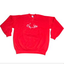 Canada Niagra Falls Sweatshirt Men’s XL Red Embroidered Heavyweight New ... - $16.99