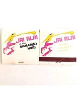 Jai Alai MGM Grand Hotel Las Vegas Vintage Matchbooks Unstruck Lot Of 2 E77 - $560.33 MXN