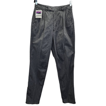 Patagonia Womens 100% Cotton Pants Gray Size 14 Pleated Front Tapered Leg  - £22.66 GBP