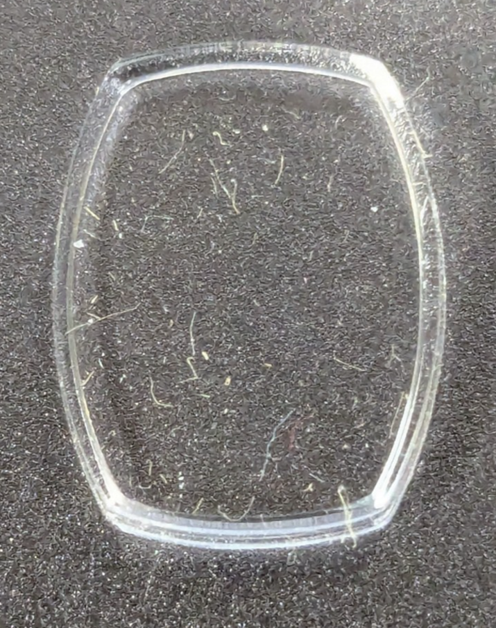 NOS Acrylic Watch Crystal for Hamilton Ladies 8083  14.0mm x 10.8mm - $10.88