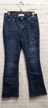Kancan Womens Estilo Logo Jeans Mid Rise Flare Leg Pockets Size 5/26 Zipper - £15.53 GBP