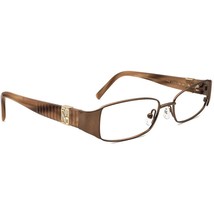 Fendi Women&#39;s Eyeglasses F746 770 Brown Rectangular Frame Italy 51[]17 135 - $1,472.66 MXN