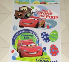 Static Window Clings Disney Cars Don't Break The Easter Eggs New  - $8.42