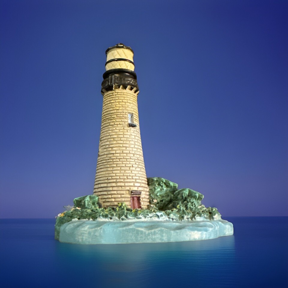 Spoontiques Lighthouse Collectible Figurine - Cape Florida - Vintage Min... - $9.74