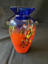 Eamonn Vereker Australian Studio Art Glass Vase Hand Made Blown - £78.69 GBP