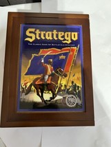 NEW STRATEGO Collectible Wooden Book Box Strategy Game Hasbro 2009 READ ... - $49.45