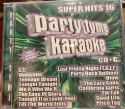 Party Tyme KARAOKE CD+G - Super Hits #16 - Lyrics Included - NEW - £2.42 GBP