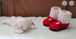 Handmade Baby Booties - T Strap Dress Shoes - Choice of Colors - Crochet by Cath - £11.85 GBP