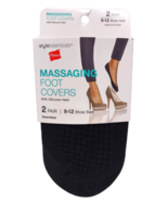 2 Pairs StylessentialsHanes Massaging Foot Covers Women’s Shoe Size 9-12... - $13.85
