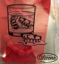Cold Blooded By Fred Vampire Teeth Red Silicone Mold Ice Cube Tray Coffi... - $7.92