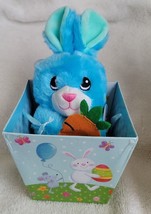 Spring - Easter Stuffed Animals in Cubes Gift Set - Blue Bunny - £3.95 GBP