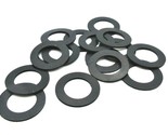 3/4&quot; id x 1 1/4&quot; od x 1/16&quot; Thick  Black Flat Rubber Washers   12 per pa... - £8.57 GBP
