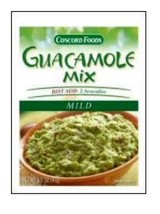 Concord Foods Mild Guacamole Seasoning Mix 1.1oz packages (case of 18) - £18.66 GBP