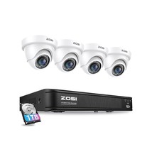 3K 5Mp Lite H.265+ Home Security Camera System With Ai Human Vehicle Detection,  - £217.60 GBP