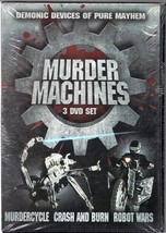 Murder Machines (Dvd) *New* Murdercycle, Crash And Burn, Robot Wars, Oop - £19.69 GBP