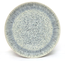 Denby England HALO SPECKLE Dinner Plate Stoneware Blue/Gray &amp; Beige 10&quot; - £10.20 GBP