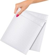 Poly Bubble Mailer 6.5x9 Pack of 25 White Padded Shipping Envelopes - £13.32 GBP