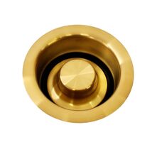 Signature Hardware 480538 Standard Garbage Disposer Flange &amp; Stopper -Br... - $45.90