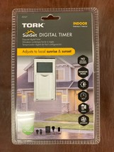 Tork SunSet In-Wall Indoor Digital Lighting Timer, RZ307 (16-Amps 120/27... - $24.27