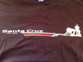 Santa Cruz California American Apparel USA Made Cotton Surfer T-Shirt XL... - $29.99