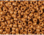 BeadTin Tiger Eye Opaque 6.5mm Mini Barrel Pony Beads (1000pcs) - $3.19