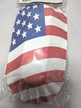 Hot Dog Holders Paper 16 Pack America Flag BBQ July 4th Patriotic Stars Stripes - £6.20 GBP