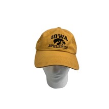 Iowa Hawkeyes Mens Adjustable Baseball Trucker Hat Cap Yellow 1995 Vintage Licen - $19.79