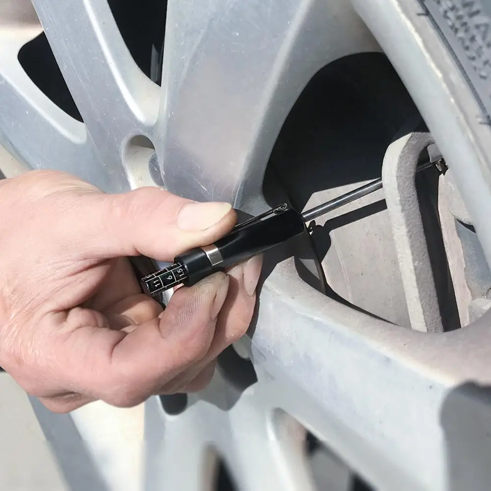Portable Car Brake Lining Pad Thickness Gauge Detection Pen Measurement Tool - £14.58 GBP