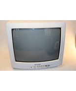 Retro SHARP 13N-M150 13&quot; TV *With Original Remote! Gaming Front A/V Hook... - £63.19 GBP