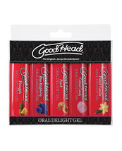 Goodhead Oral Delight Gel - 1 Oz Asst. Flavors Pack Of 5 - £19.17 GBP