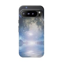 Phone Case, Moonlit Lake Celestial Moon Reflection Tough Cover, Protecti... - $19.79