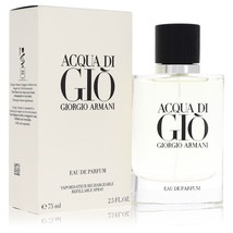 Acqua Di Gio by Giorgio Armani Eau De Parfum Refillable Spray 2.5 oz for Men - £64.77 GBP
