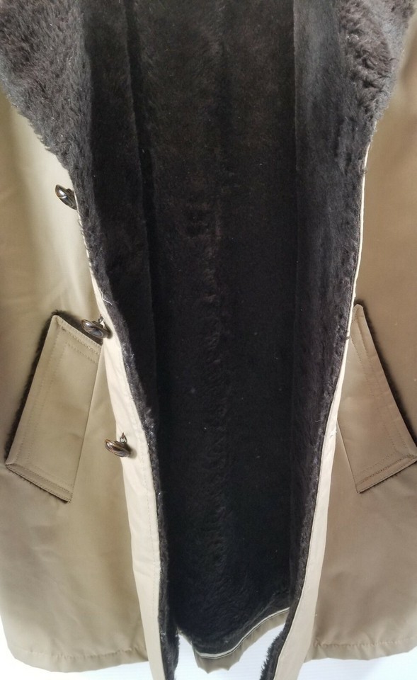 Vintage Fashion Tailored by Ramsgate Men's Tan Beige Coat Size 44 Item image 6
