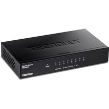 TRENDnet 8-Port Gigabit Desktop Switch, TEG-S83, 8 x Gigabit RJ-45 Ports, 16Gbps - £31.86 GBP