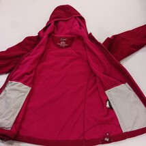 L.L. Bean Women's Pink/Red Full Zip Fleece Hoodie Jacket Pockets Size Small image 11