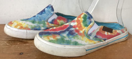 Margaritaville Florida Tropical Tie Dye Slip On Canvas Sneakers Mules Sh... - $29.99