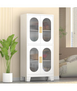 White Metal Storage Cabinet, Kitchen Storage Cabinets, - €531,58 EUR