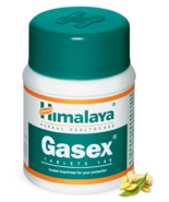 Himalaya Gasex Tablets - Relieves gaseous distension Stomach Upset - 100 Tablets - $9.46