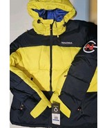 Vintage Nautica Stripe Colorblock Logo Reversible Puffy Down Jacket Size... - $348.43 CAD