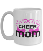 Mom Mugs. Cheer Mom. White Coffee Mug  - £14.33 GBP