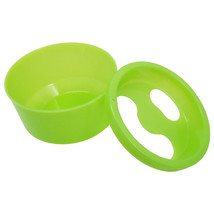 Acetone Resistant Round Style Manicure Bowl With Removable Lid - Green - £9.58 GBP