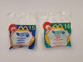 McDonald&#39;s Hot Wheels 2-Lot Happy Meal Toy New In Package 1999-Trail Run... - £6.83 GBP