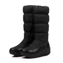 Plus size 35-44 new fashion winter snow boots platform shoes footwear mid calf w - £75.87 GBP