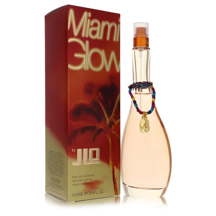 Miami Glow by Jennifer Lopez Eau De Toilette Spray 3.3 oz for Women - $17.55