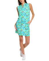 NWT Ladies IBKUL Rachel Jade Multi Sleeveless Drawstring Golf Dress XS S M L XL - £50.34 GBP